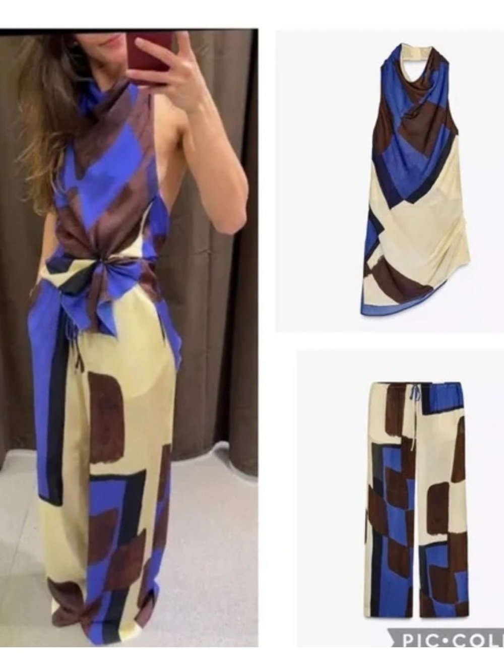 Zara Geometric Set